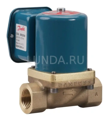Клапан соленоидный EV225B с сервоприводом, для пара, с катушкой, Danfoss В Нижнем Тагиле