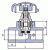 Вентиль проходной PPR, с выпускным клапаном, Wavin Ekoplastik В Нижнем Тагиле 
