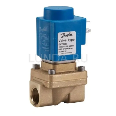 Клапан соленоидный EV250B с принудительным подъемом, с катушкой, Danfoss В Нижнем Тагиле 